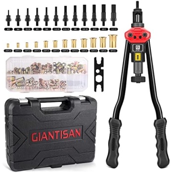Rivet Nut Tool, GIANTISAN 16-Inch Rivnut Tool Kit with 12 Metric